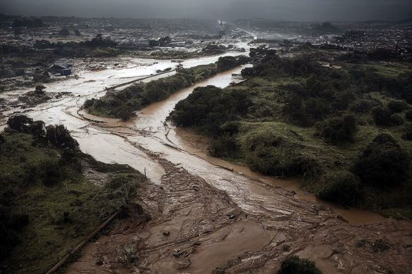 Roads and highways washed away from floods